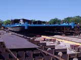 Barges for heavy vehicles