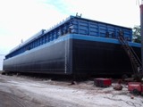 Barges for 2150 t of grain (soy)